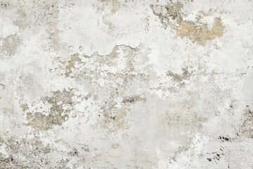 Poster - Weathered, textured, light gray-white wall surface.  Cracks, chips, and various tones of gray, white, and beige create an aged appearance