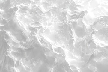 Aufkleber - Abstract, light gray, textured surface resembling mountains or waves.  Intricate patterns of folds and undulations