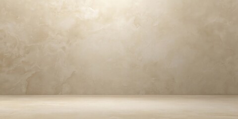 Poster - Neutral-toned wall and floor studio background, ideal for product displays and presentations.
