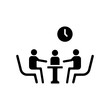 © fan_studio - Icon a meeting, isolated against a clean background.