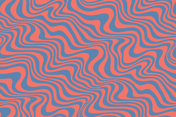Poster - Abstract seamless horizontal background with colorful waves. Trendy vector illustration