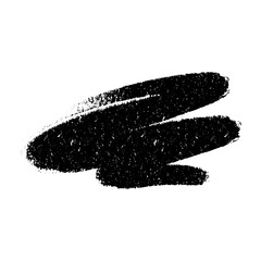 Poster - Hand-drawn brush strokes with playful squiggles. Ink underlines and marker swoosh effects. Flat vector illustration isolated on white background.