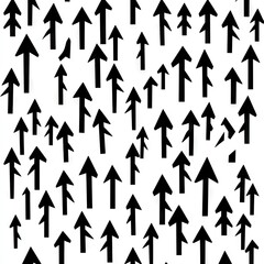 Aufkleber - Upward arrows pattern