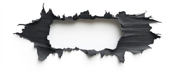 Aufkleber - Ripped Paper Hole