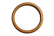 © Amena - Natural wood circle frame isolated on white ideal for modern rustic or boho themed artwork