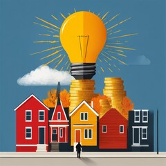 Poster - Bright Ideas for Real Estate Investment: Illuminating Wealth in the Neighborhood Landscape