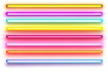 Poster - Colorful Neon Light Tubes