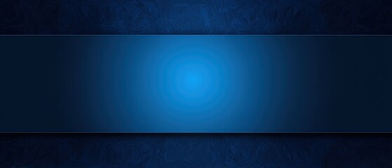 Wall Mural - elegant dark blue textured background with light blue panel for text or product display concept of l