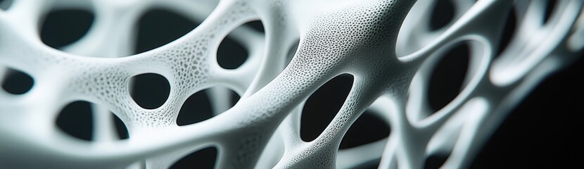 Aufkleber - abstract interconnected forms in light gray
