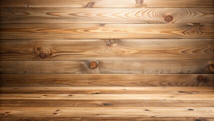 Poster - Rustic Wooden Background Featuring Horizontal Planks and a Spacious Empty Surface Ideal for Product Placement or Text Overlay
