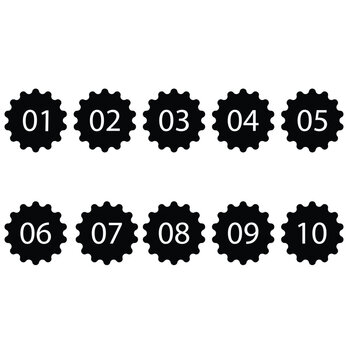set of 1 to 10 counting  icon vector  illustration 