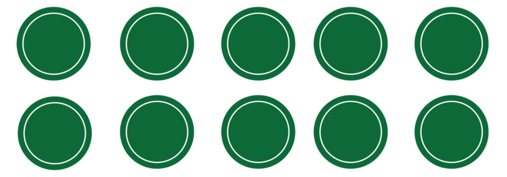 set of 1 to 10 counting  icon vector  illustration 