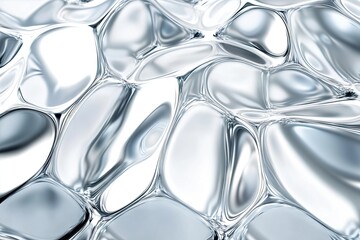 Aufkleber - Abstract liquid metal texture (1)