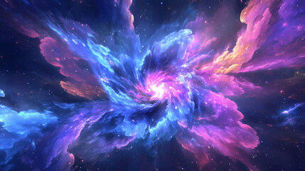 captivating aurora over blooming cosmos a stunning visual symphony of nature's beauty and vibrant co