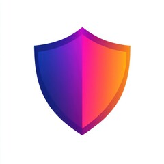 Poster - A vibrant gradient shield icon symbolizing protection and security.
