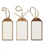 © Sklixs - Blank tags with twine.  Three blank, rectangular tags with decorative borders and twine.  Perfect for crafting, gift wrapping, or product labeling