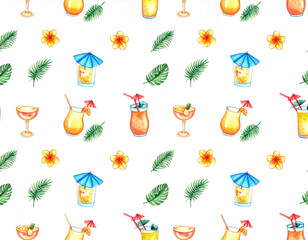 Poster - summer background pattern seamless 