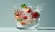 © Kativo - Strawberries in water splash