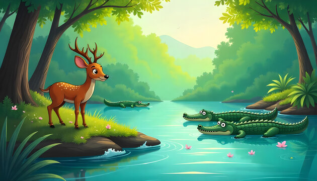 illustration of a fairy tale