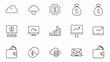 © razina01 - set of fintech related line icons  cloud  money  d.eps