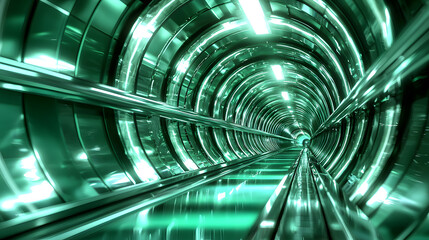 Poster - Experiencing augmented reality virtual tunnel digital voyage immersive space interactive exploration
