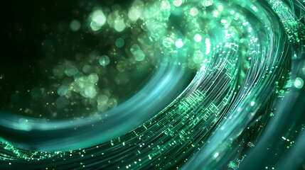 Poster - Visualizing sustainable technology green digital systems in a futuristic environment