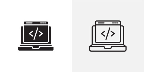 display code vectors icons pack for apps and ui ux desigs