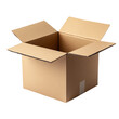 © MDKHALILUR - empty cardboard box isolated on transparent white background, clipping path
