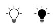 © Warpiya - Light bulb flat simple vector icons illustration set.