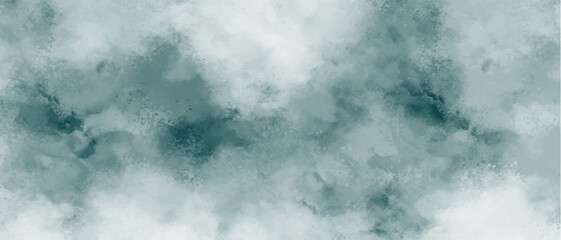 Aufkleber - Abstract blue watercolor grunge old black and white texture with smoke. Old grunge design cement wall texture. Soft white vintage or antique distressed texture. 