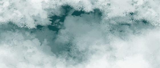 Fototapete - Abstract blue watercolor grunge old black and white texture with smoke. Old grunge design cement wall texture. Soft white vintage or antique distressed texture. 