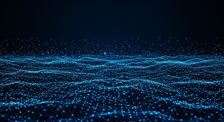 futuristic high-resolution digital abstract background glowing blue data networks cyberspace elements symbolizing fast internet digital communication high-tech connections technology business stock