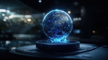 Poster - Global unity initiatives promoting cooperation through technology in a digital world futuristic perspective