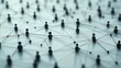 © Ultra promax  - Abstract network of connected people icons representing communication and social connections