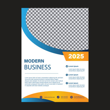 Flyer template layout background design. Corporate business layout, modern layout.