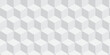 © MOHART PARK - White and gray cubes vector art background. Geometric tiles and mosaic creative stylish seamless pattern block cube background. minimal hexagon Cubes mosaic shape vector design