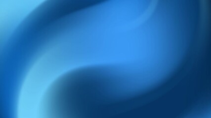 Wall Mural - Abstract blue wave patterns flowing smoothly, creating a serene and calming background