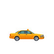 © Abuhumed - Yellow taxi icon for transportation services