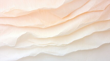 Poster - Abstract Layered Texture in Pale Peach and White