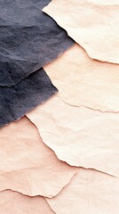 Poster - Abstract Layered Paper Texture Background in Beige and Grey Tones