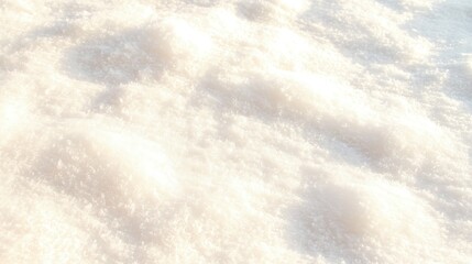 Poster - Close Up of Sparkling White Snow Texture