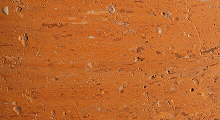 Poster - The image is of a brown surface with a lot of holes and cracks