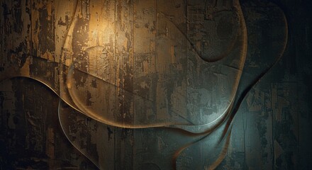 Poster - A blurry image of a wall with a dark brown color