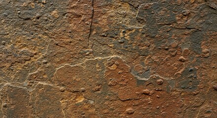 Poster - A wall with a rough, textured surface