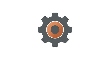 Poster - Cogwheel illustration representing settings or configuration options for various applications and systems