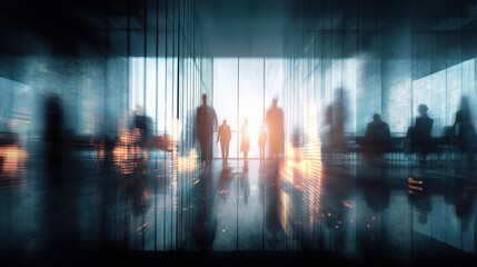 Poster - Blurred Motion of Workers in Dynamic Office Environment