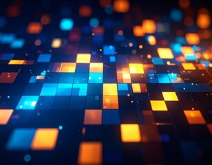 technology digital business background