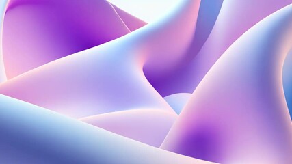 Poster - Explore the ethereal beauty of soft waves in pastel hues flowing together at dawn Generative AI