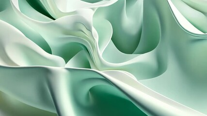 Poster - Soft waves of pastel colors create calming visuals in tranquil artistic display Generative AI
