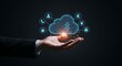 © Valeriia - Businessman presenting digital cloud technology concept